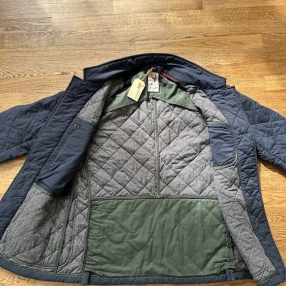 Relwen Quilted Trap Blazer - Navy - Large - Picture 6 of 9